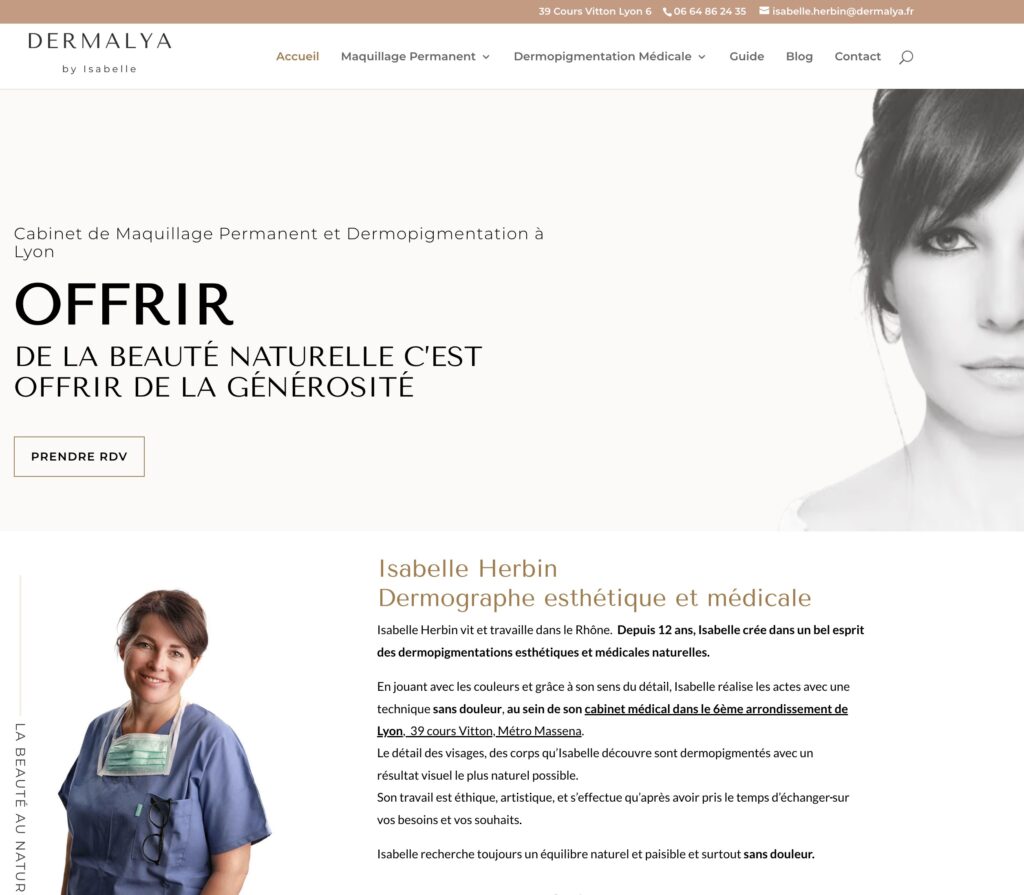 Dermalya Maquillage permanent - Dermopigmentation médicale